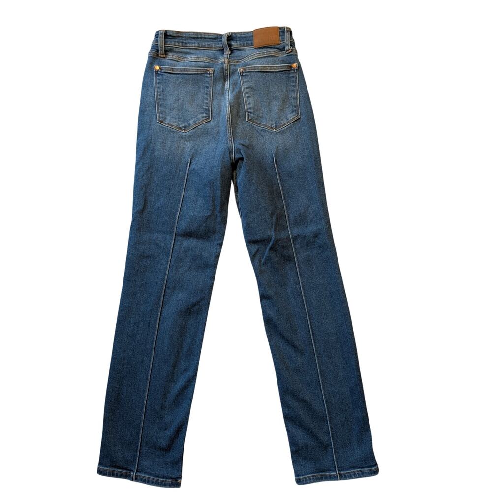 Judy Blue Women's High Rise Straight Fit Front Seam Blue Denim Jeans Size 11/30
